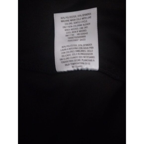 A New Day Black Flare Pants Womens Small 80% Polyester 20% Spandex. - Picture 6 of 8